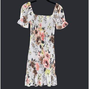 Timing Smocked Dress‎ Womens S Boho Cottagecore Grannycore Fairycore Romantic